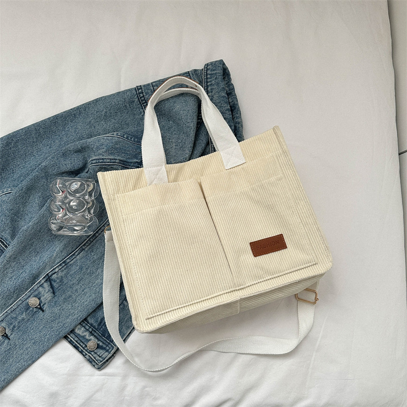 SimplyTotes™ Corduroy Tote Bag